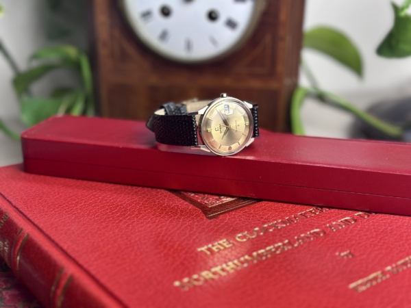 1972 Omega Constellation Dog-Leg - 18ct Rose Gold - Image 3