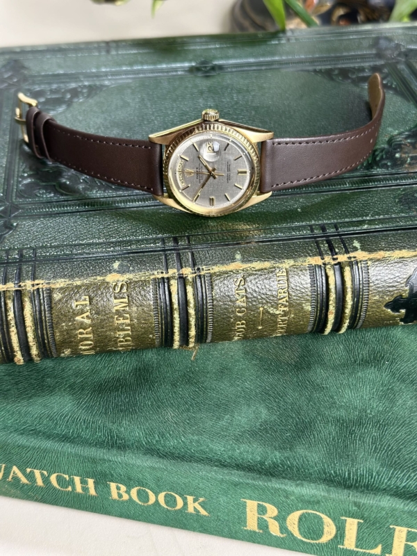 1972 Rolex Day-Date 1803 – 18ct Gold w/ Silver Linen Dial - Image 7