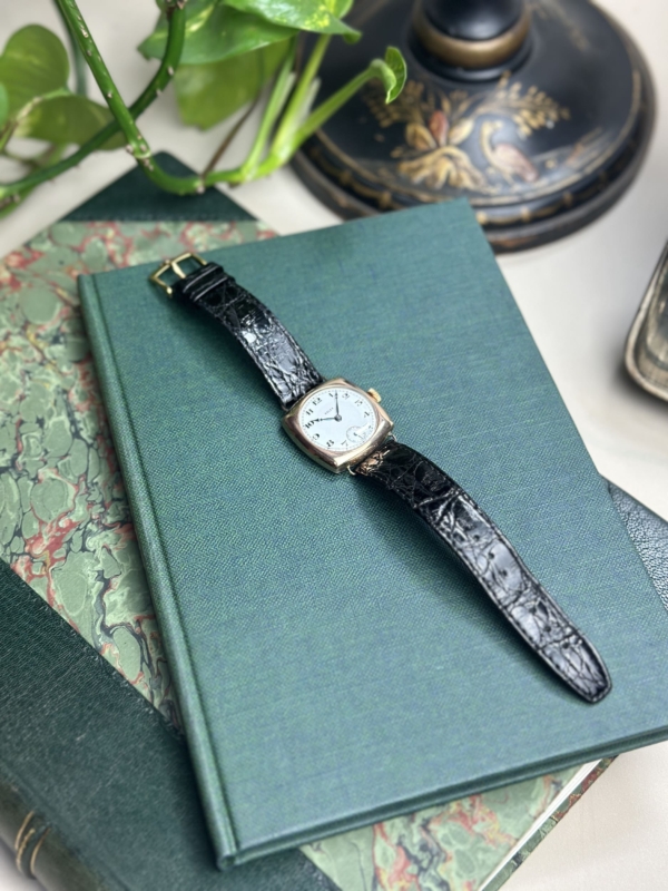 Rolex Enamel Dial, Cushion Case in 9ct Rose Gold - Image 7