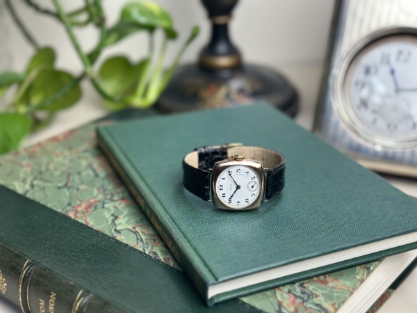 Rolex Enamel Dial, Cushion Case in 9ct Rose Gold - Image 4