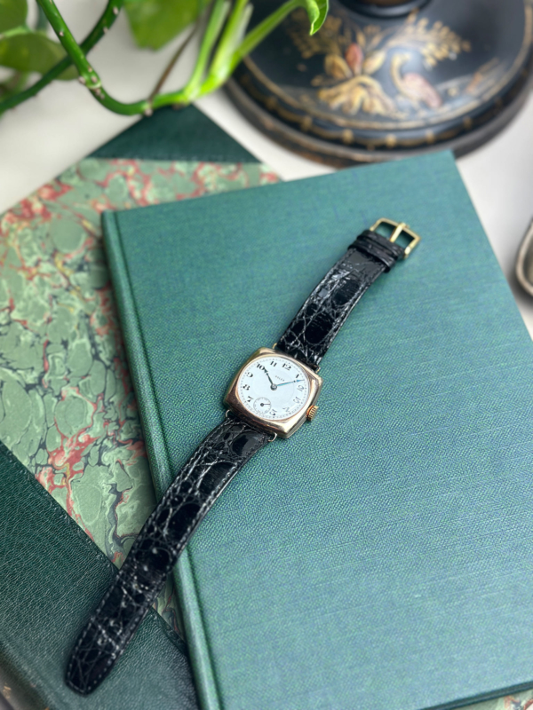 Rolex Enamel Dial, Cushion Case in 9ct Rose Gold - Image 2