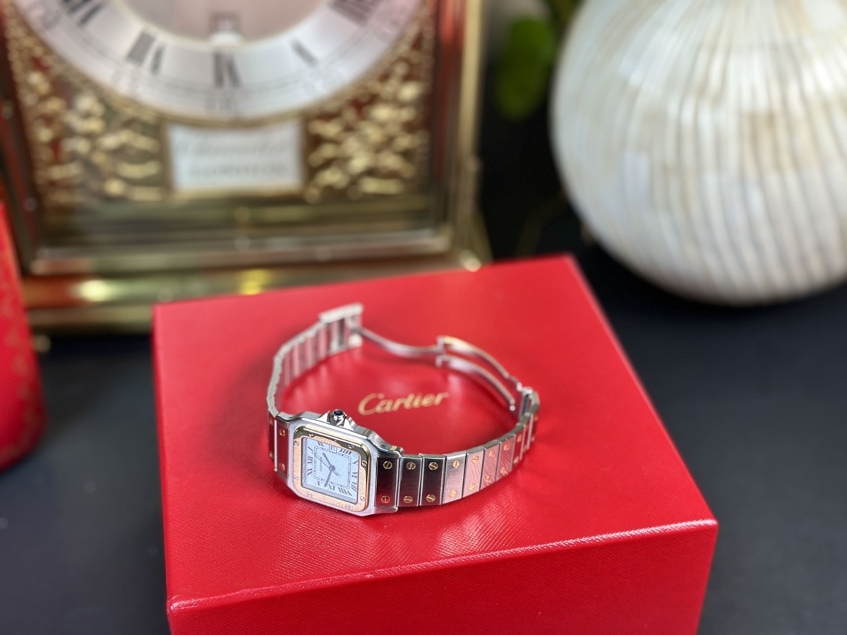 1990 Cartier Santos de Cartier Automatic - Mid Size - Image 8