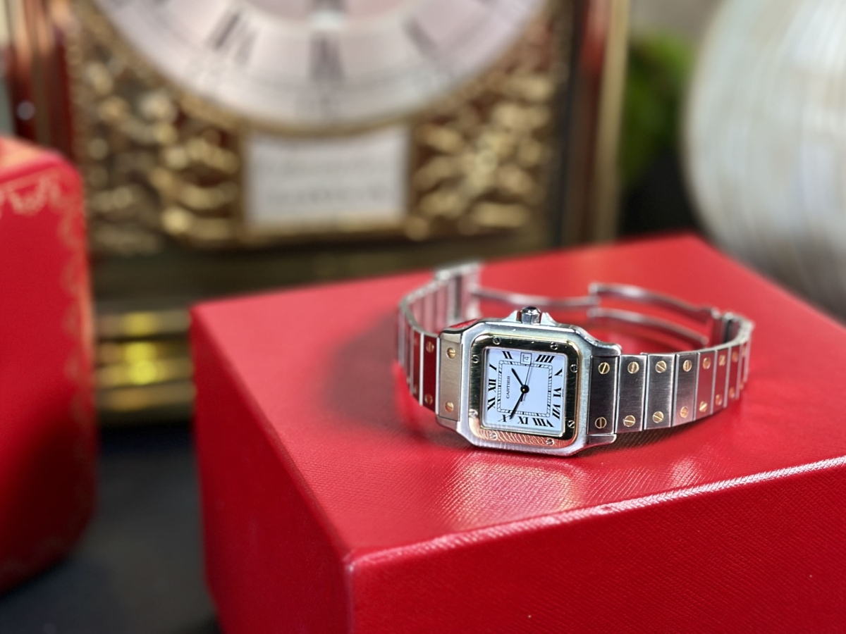 1990 Cartier Santos de Cartier Automatic - Mid Size - Image 3