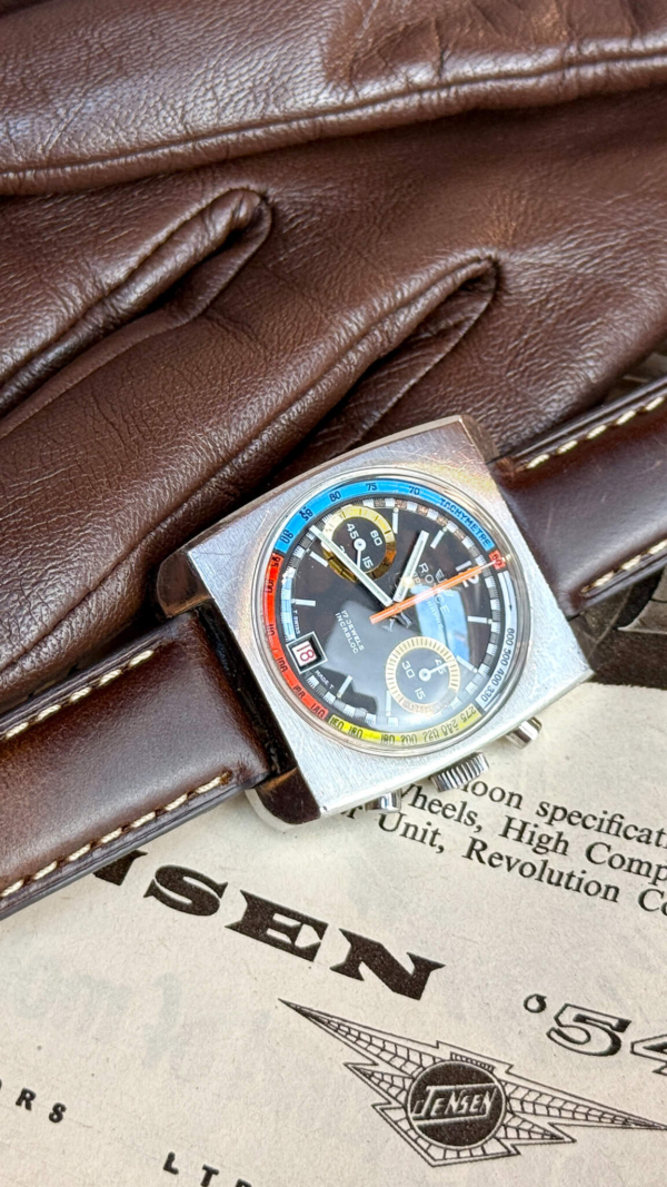 1970's Royce Rainbow Chronograph w/ Date