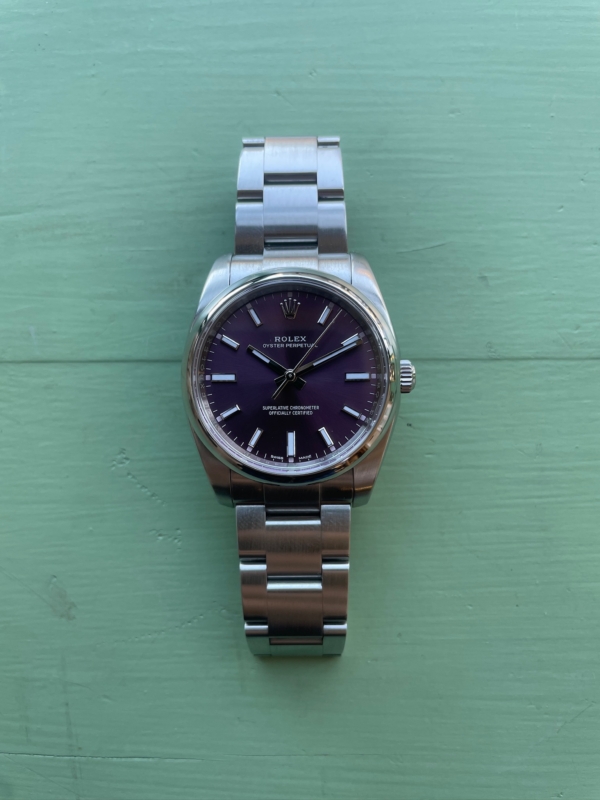 2015 Rolex Oyster Perpetual - Discontinued “Red Grape” - Full Set