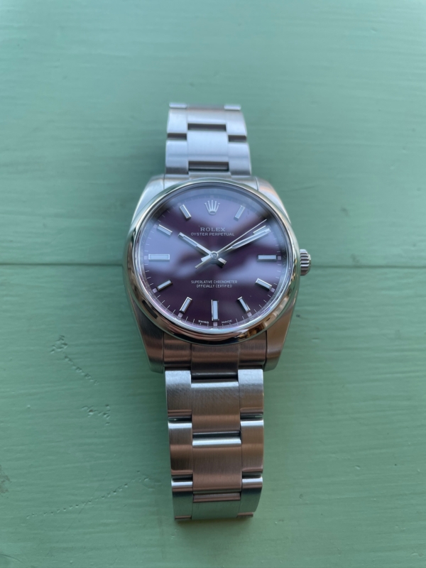 2015 Rolex Oyster Perpetual - Discontinued “Red Grape” - Full Set - Image 3