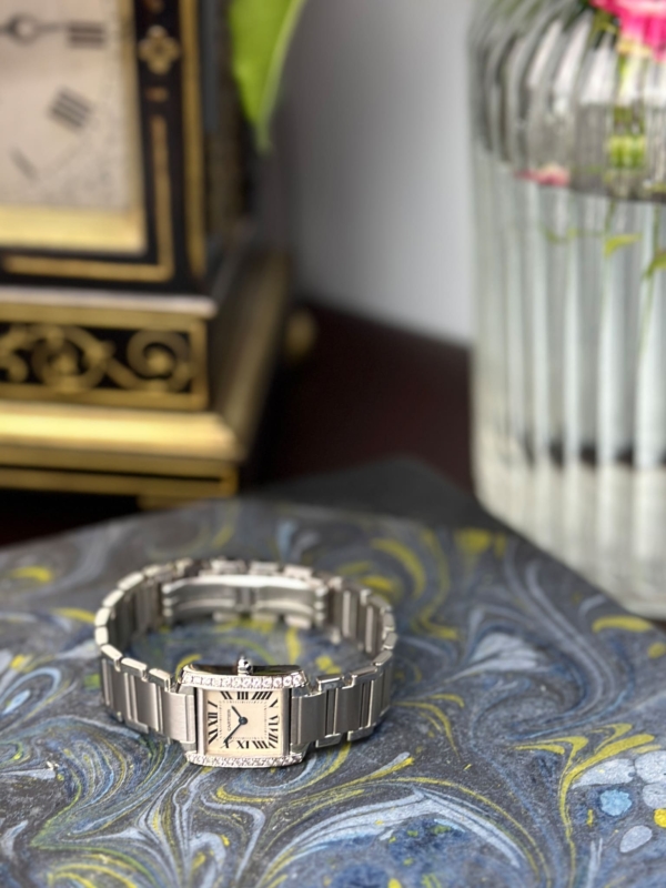 Cartier Tank Française S/S  - Diamond Set 2384