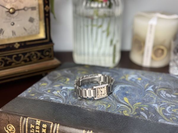 Cartier Tank Française S/S  - Diamond Set 2384 - Image 5