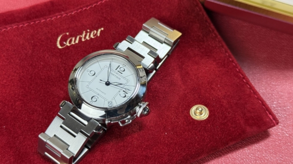 2005 Cartier Pasha Automatic in Stainless Steel - Image 8