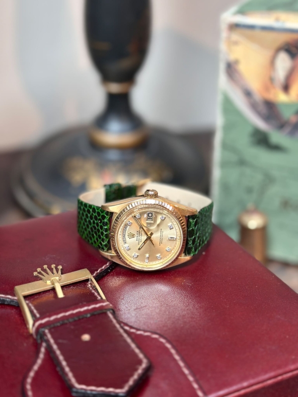 1975 Rolex Day Date - Factory Diamond Baguette Dial - Image 2