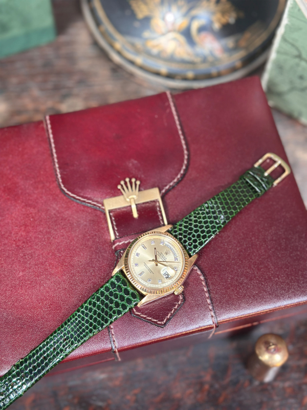 1975 Rolex Day Date - Factory Diamond Baguette Dial