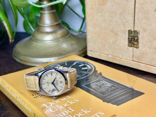 1950 Rolex Oyster Perpetual Date - Lemon Patina Dial - Image 2