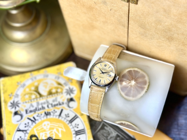 1950 Rolex Oyster Perpetual Date - Lemon Patina Dial - Image 4