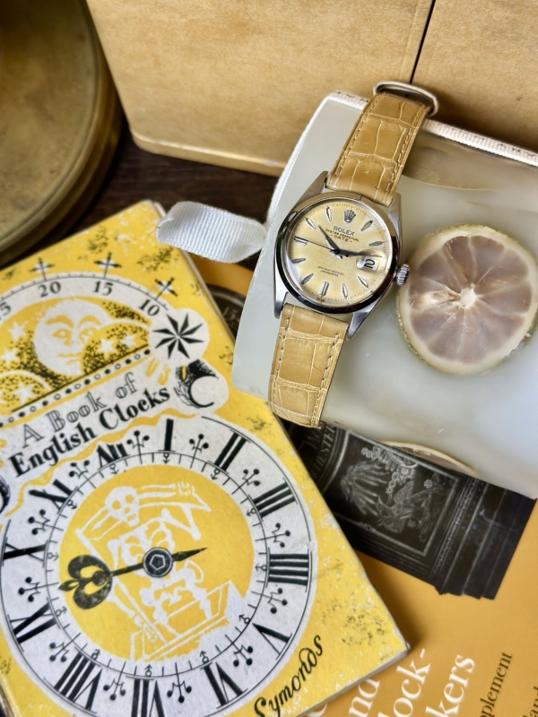 1950 Rolex Oyster Perpetual Date - Lemon Patina Dial - Image 6