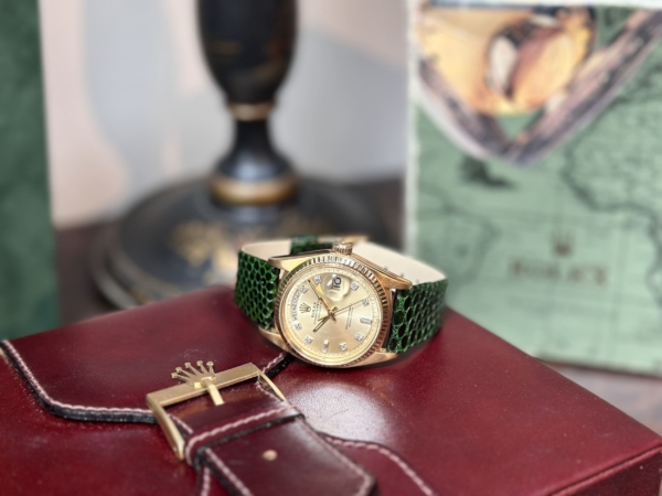 1975 Rolex Day Date - Factory Diamond Baguette Dial - Image 5