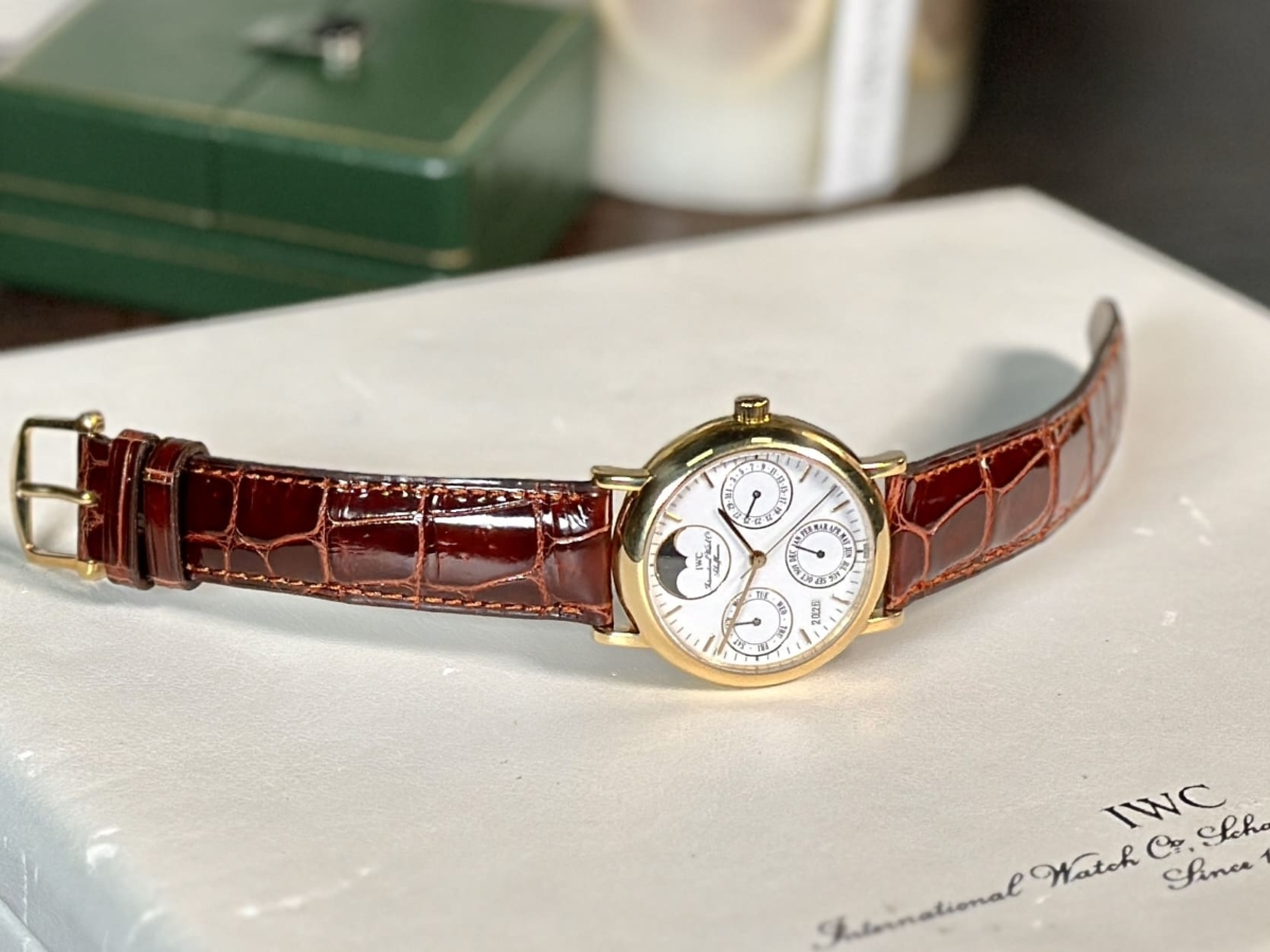 1996 IWC Portofino Perpetual Calendar in 18ct Gold - Image 10