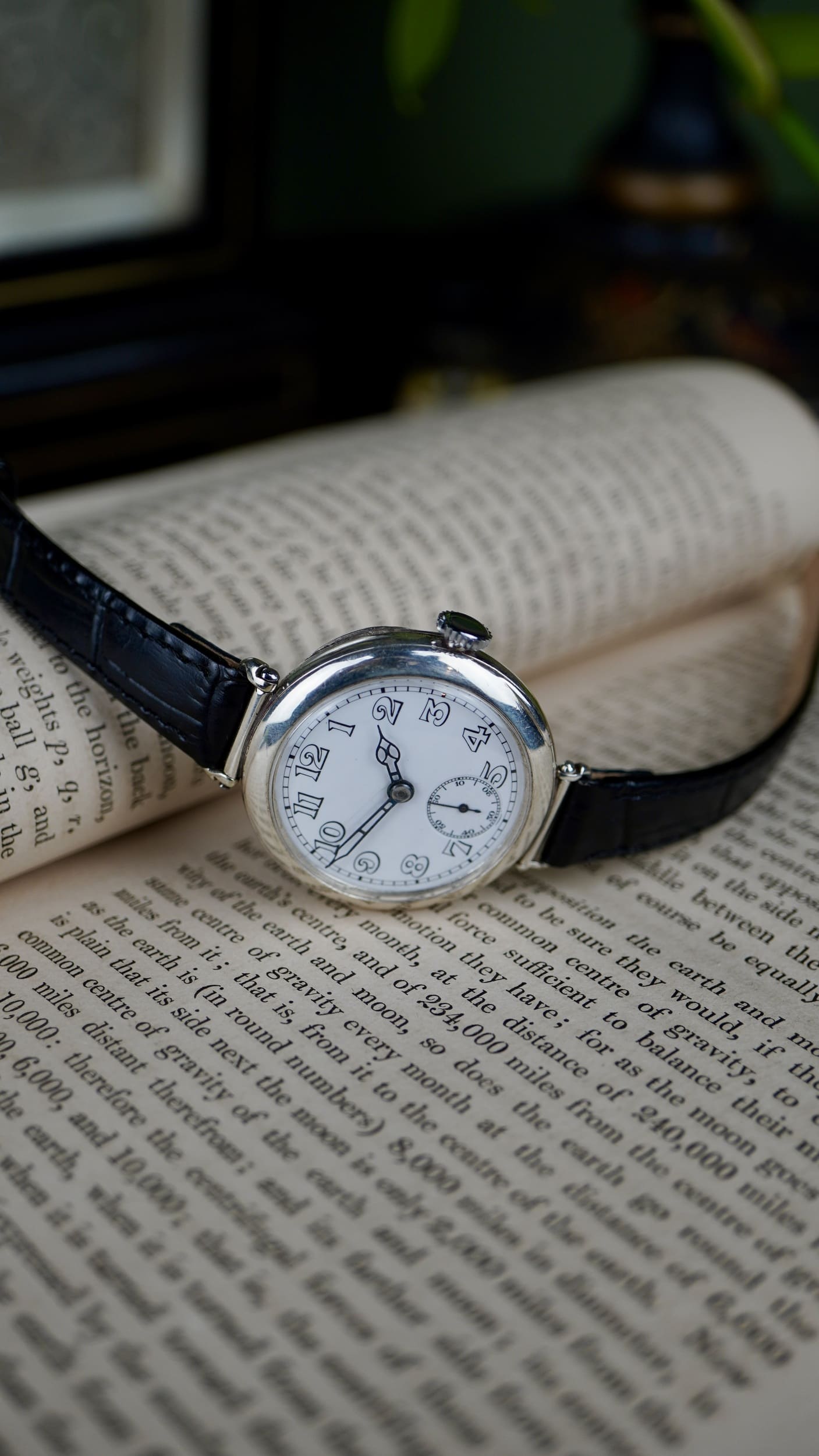 1920’s Longines Trench watch w/ Articulated Lugs in Silver - Image 13