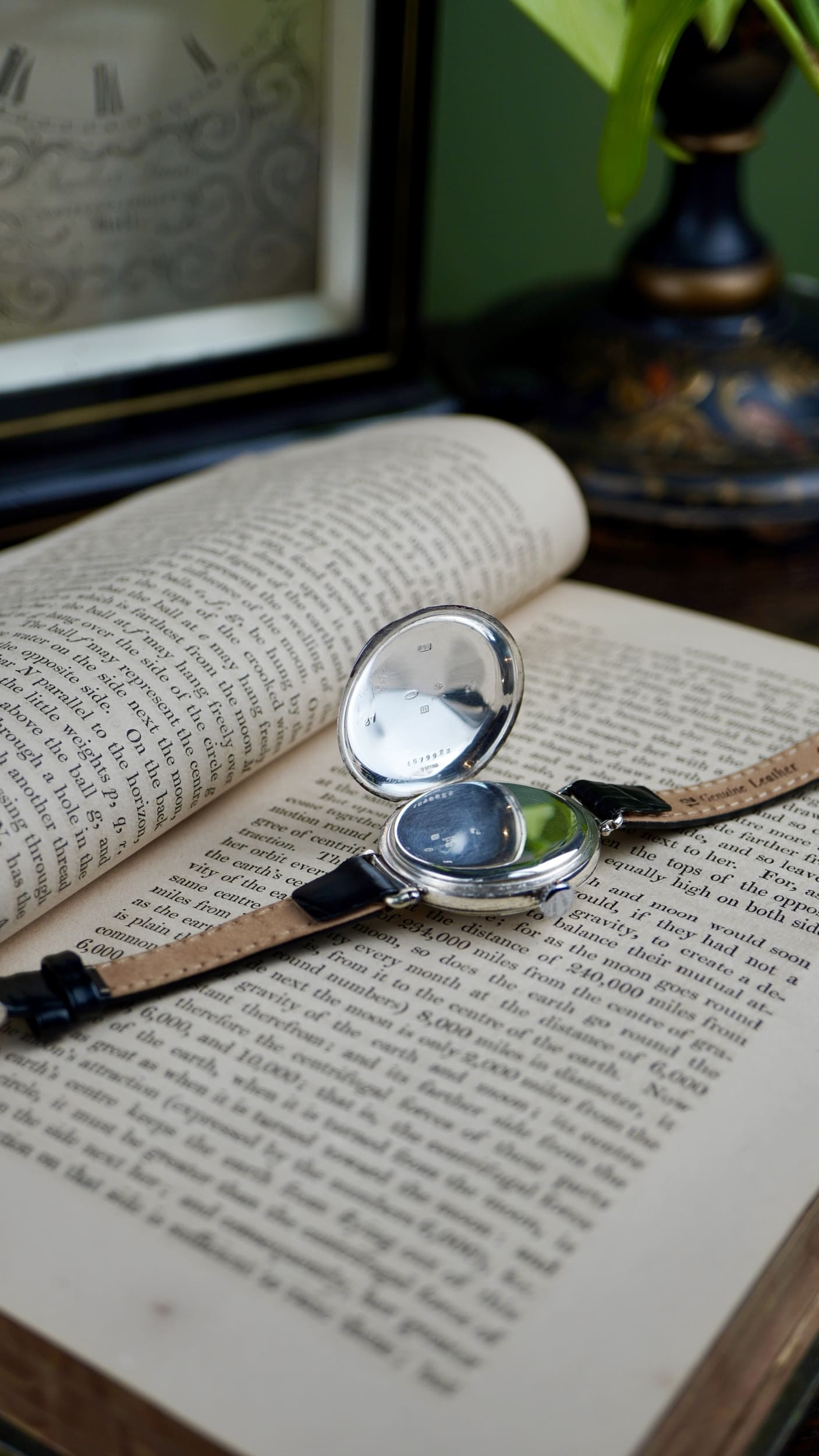 1920’s Longines Trench watch w/ Articulated Lugs in Silver - Image 7
